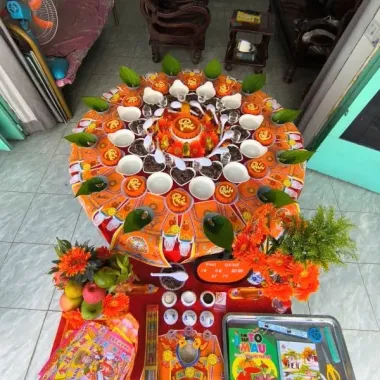 Mâm cúng Bé Trai