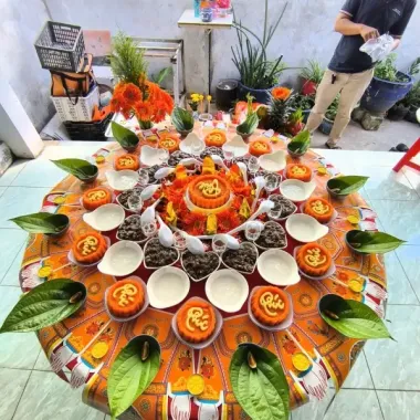 Mâm cúng Bé Trai