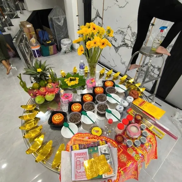 Mâm Cúng Nhà Mới